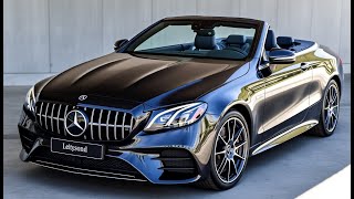 2025 Mercedes Benz E53 AMG Cabriolet Lunar Black Metallic [upl. by Meara166]