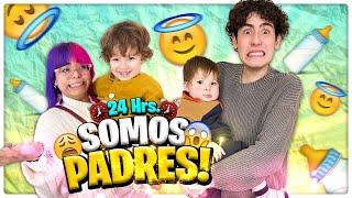 24 HORAS SIENDO PAPAS DE DOS BEBES😱  Susy Mouriz [upl. by Ellirpa116]