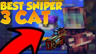 BEST Sniper for 3 CAT SPAM Pixel Gun 3D [upl. by Ecidnac]