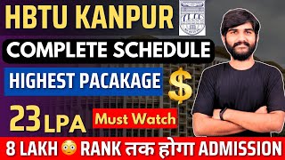 HBTU Kanpur Complete Admission Process 2024  HBTU Cut Off Fees Placements  HBTU Counselling 2024 [upl. by Sparks]