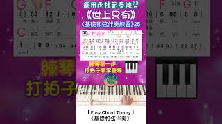 【Easy Chord Theory】《基礎和弦伴奏練習》25世上只有容祖兒盼望愛伴奏教學簡譜和弦教學打拍子方式 [upl. by Boesch]