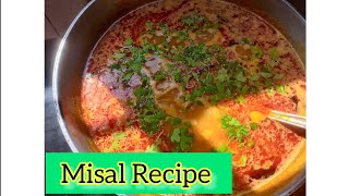 Matki Misal recipe  healthy tasty easy recipe  misal recipe  How to make Maharashtrian Misal [upl. by Fougere237]