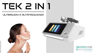 TEK 2 IN 1 MULTIFUNZIONE VISO ULTRASUONI  ALTAFREQUENZA [upl. by Hazelton634]