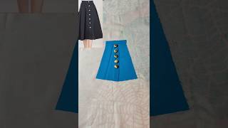 ✨ Try This Easy Hack To Skirt making 🥰 long skirt cutting tipsfashionskirtviralshortvideo💯 [upl. by Nalod]