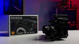 BlackMagic Pocket Cinema Camera 4k Unboxing [upl. by Dilahk]