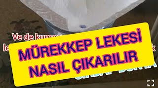 Mürekkep lekesi EN KOLAY 😲 tükenmez kalem lekesi nasıl çıkar geçer temizlenir [upl. by Daisie987]