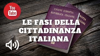 le fasi della cittadinanza italiana [upl. by Lidaa]