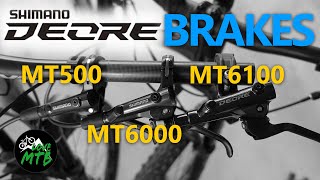 Even CHEAPER Shimano Deore Brakes  MT500 vs M6000 vs M6100 Brakes [upl. by Essirehc]