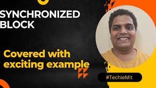 Synchronized Block in Java  MultiThreading with Example [upl. by Anillehs]