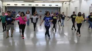 Line Dance CARELESS WHISPER SD 480p [upl. by Awjan405]