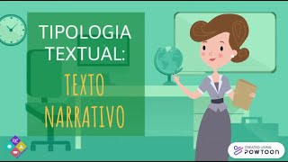 TIPOLOGIA TEXTUAL TEXTO NARRATIVO [upl. by Rancell692]