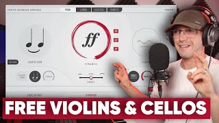 JUST RELEASED FREE Violins amp Cello Legato  Tokyo Scoring Strings FREE  FREE Sample of the Week [upl. by Oflodur]