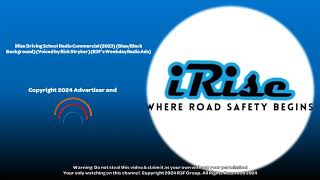 iRise Driving School Radio Commercial 2023 Voiced by Rick Stryker [upl. by Aryl]