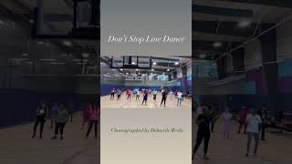 🇧🇧Don’t Stop Line Dance Choreographed by Deborah Meeks [upl. by Stoughton]