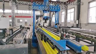 Machine for Straightening Steel ShaftBent Shaft Straightening [upl. by Assital919]