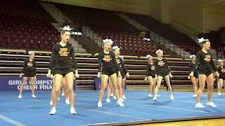 State champion Hudson’s round 3 routine in MHSAA Division 4 Competitive Cheer Finals 2024 [upl. by Oidualc468]