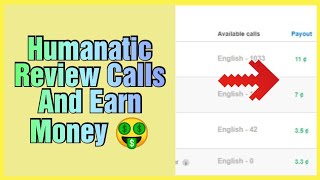 Humanatic  Review Calls And Earn Money [upl. by Feucht]