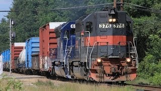 HD Pan Am Railways action at PlaistowNH End of July 2013 [upl. by Neirad]