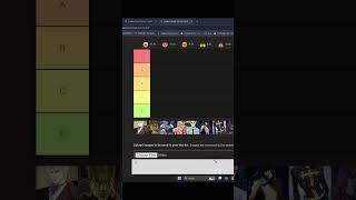 Ranking jojo villians short 1 anime [upl. by Sabec]