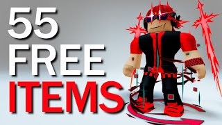 GET 55 ROBLOX FREE ITEMS 😱😳 2023 [upl. by Blockus]