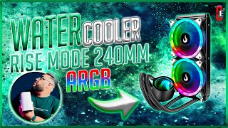 Rise Mode 240mm ARGB O Water Cooler Mais Barato com Desempenho Top Unboxing e Montagem [upl. by Behah]