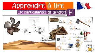 Apprendre Les Particularités De La Lettre H  La Lettre H En Français En Image [upl. by Ennej]