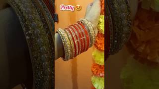 Meesho Ethnic Unboxing😱Red Bangles✨️shortsytshorts unboxing meeshobangles festival sale red [upl. by Flori917]