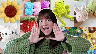 50 easy NO SEW crochet projects with FREE patterns beginner friendly [upl. by Netsew]