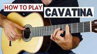 How to Play Cavatina Theme from The Deer Hunter  Stanley MyersJohn Williams [upl. by Litsyrk100]