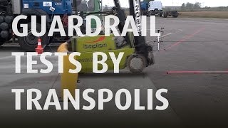 BOPLAN  Flex Impact® guardrail tests by Transpolis [upl. by Imoyik169]