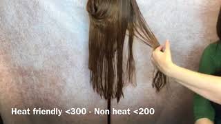 How to take all the frizz out of your synthetic wig Paris Wigs and Extensions [upl. by Yvonner]