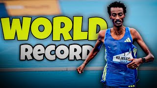 Breaking the Unbreakable  Yomif Kejelcha Sets World Record [upl. by Nnylatsirk]