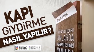 Kapı Giydirme Nasıl Yapılır KapıGiydirme NasılYapılır OkulKapıGiydirme [upl. by Lowenstein]