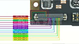 Vivo V17 pro Lcd ways 💥jalur lcd Vivo V17 pro skema Vivo V17 pro skema android 2023 [upl. by Suruat]