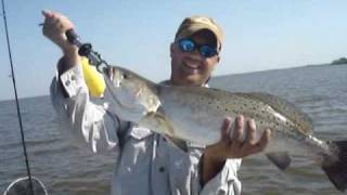 9 Lbs Trout On Calcasieu [upl. by Harod27]