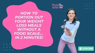 How To Portion Your Meals For Weight Loss In 2 Minutes [upl. by Worl433]