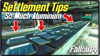 Fallout 4 Settlement Tips 3  Aluminum Where to Find Plenty 3 Locations  Where you can Buy [upl. by Rivkah761]