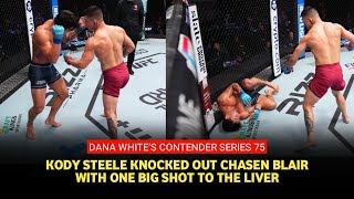 DWCS 75 Highlight Kody Steele shuts down Chasen Blair with liver shot [upl. by Georgi]