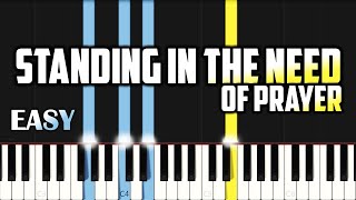 Standing in the Need of Prayer  EASY PIANO TUTORIAL BY Extreme Midi [upl. by Harley]