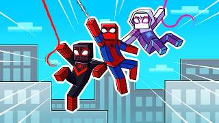 I Survived 100 DAYS as SPIDEY AND HIS AMAZING FRIENDS in HARDCORE Minecraft [upl. by Eizzil]