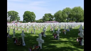 Herdenking Margraten 28 mei 2023  KMKJWF  Netherlands American Cemetery [upl. by Ydnis]