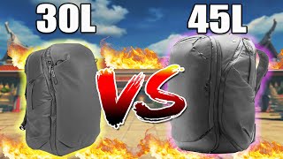 Peak Design 45L Travel Backpack vs Peak Design 30L Travel Backpack [upl. by Sura]