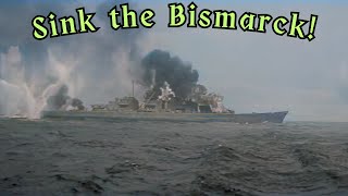 Sink the Bismarck 1960  colorized [upl. by Sherburne59]