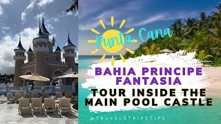 A Tour Inside Bahia Principe Fantasia Castle 🏰 Punta Cana 💦 travel vacation foryou viral [upl. by Rinna486]