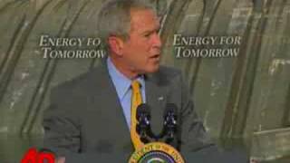 Bush Renews Push for Offshore Oil Drilling [upl. by Chiles691]