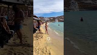 Myconian O beach resort Mykonos shorts mykonos greece beachresort luxuryresort luxurytravel [upl. by Veradi119]