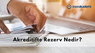 Akreditifte rezerv nedir [upl. by Moorish]