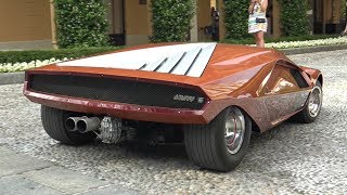 1970 Lancia Stratos HF Zero Concept  Start Up Sound Driving Overview amp More [upl. by Map]