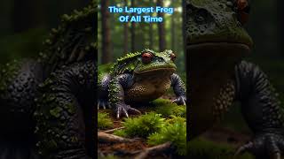 The Largest Frog Of All Time  This Frog Ate Dinosaurs Meet the Prehistoric Giant shorts [upl. by Nickey]