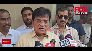 Kirit Somaiya slashes anger over MVA candidate Sunil Raut at Election Commission office [upl. by Justine]